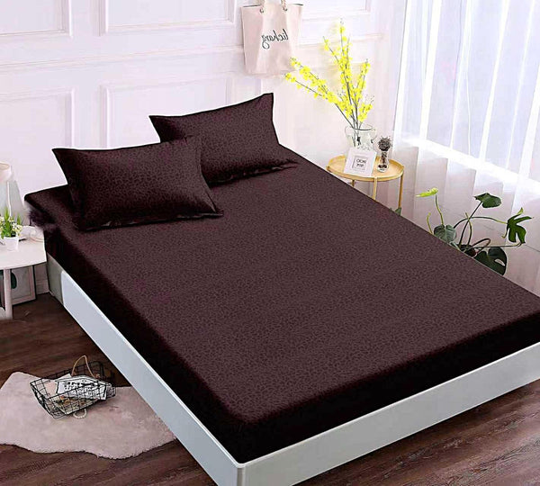 husa cu elastic bumbac finet pat dublu mov abstract CFJ64