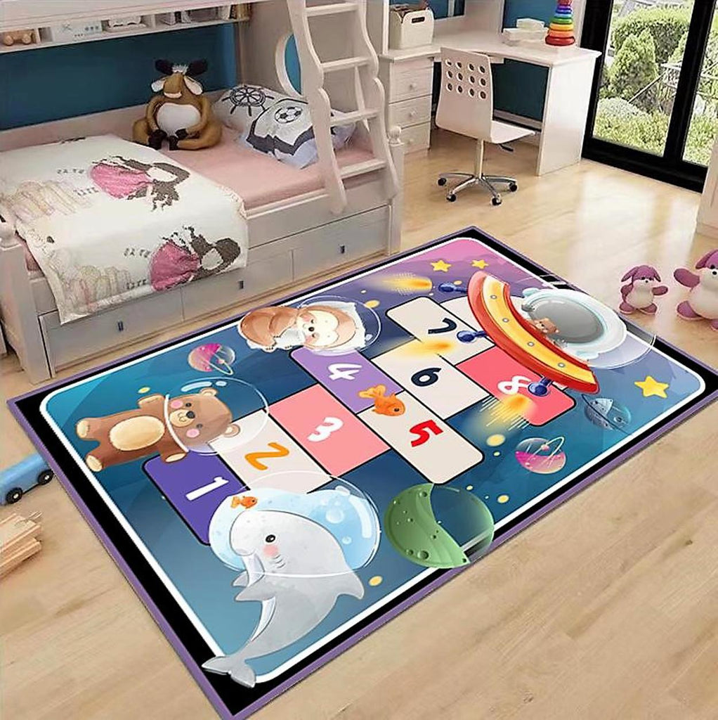 Covoare Antiderapante Educative Copii 120x180 cm Multicolore Jocuri AD01