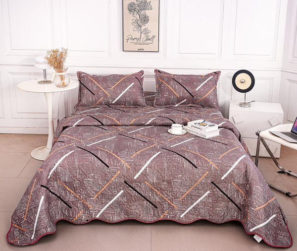 Cuverturi de Pat Matlasate 1+1 Gratis Maro Dungi CM341A