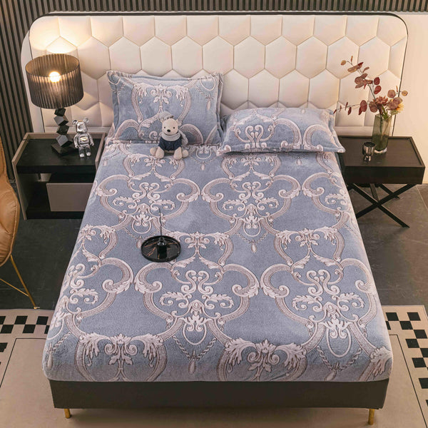 Huse de Pat cu Elastic Cocolino 160X200 Gri Oriental CCJ66