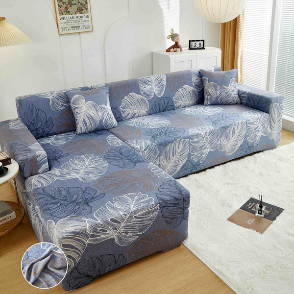 Huse Elastice Coltar Gri Frunze HME32H2