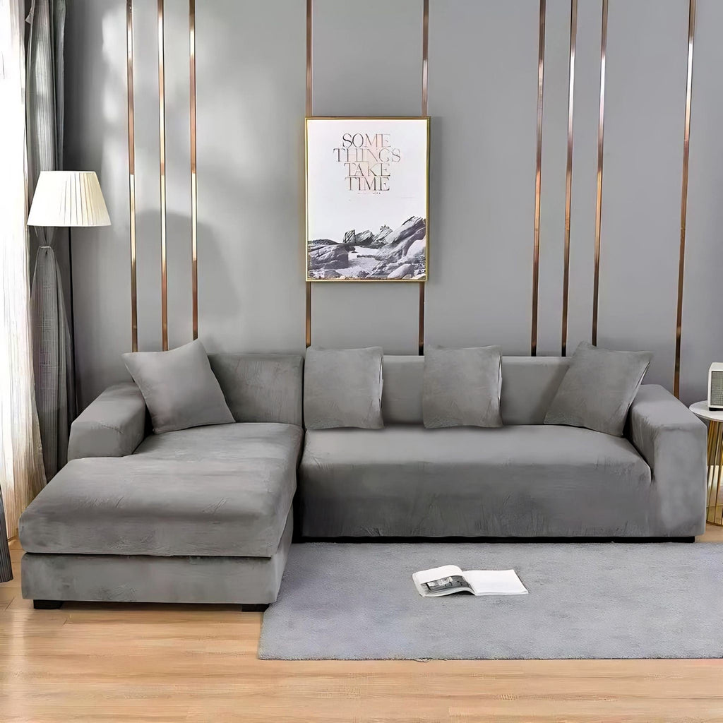 huse catifea protectie coltare gri