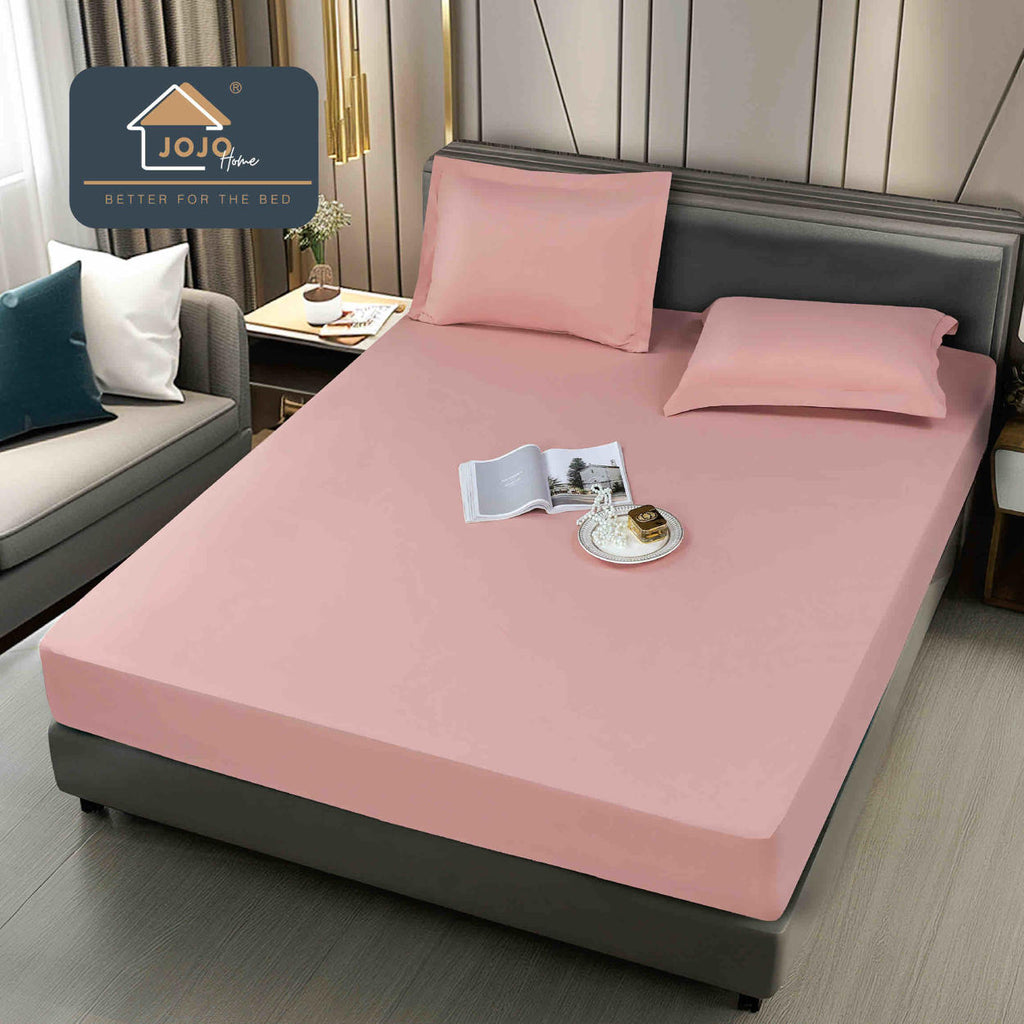 Huse Impermeabile Saltea Pat Dublu Roz HCJ505