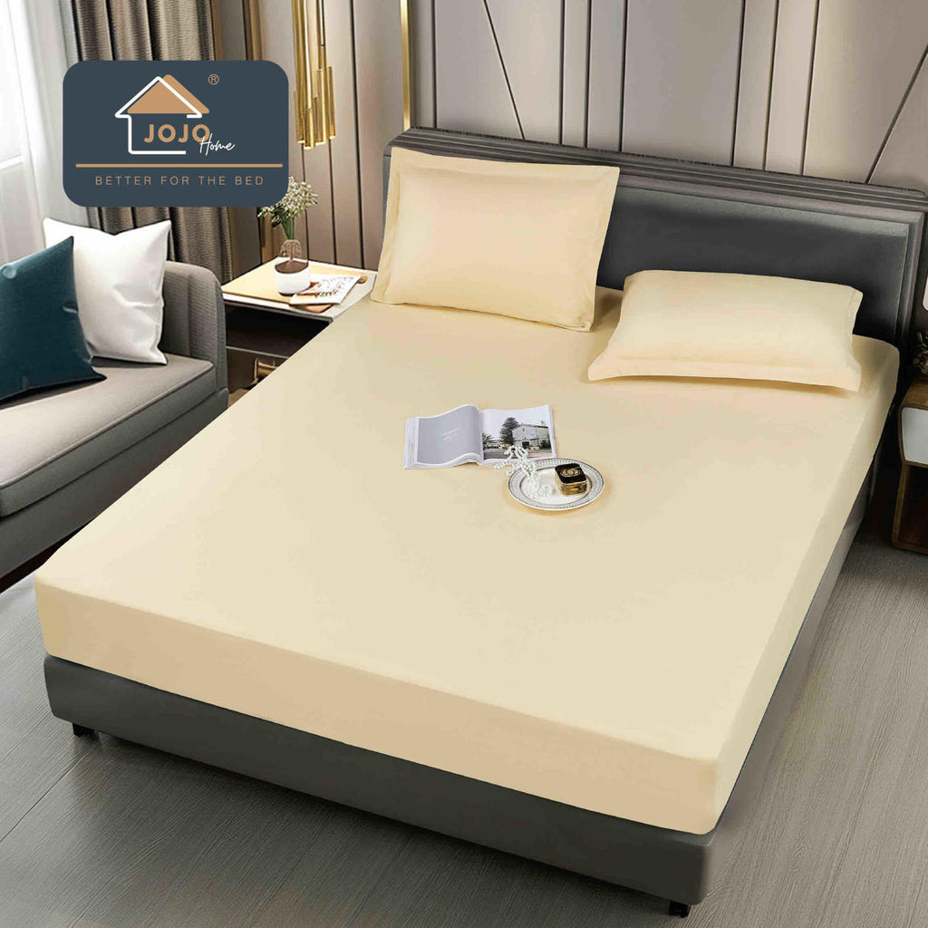 Huse Impermeabile Saltea Pat Dublu Crem HCJ601