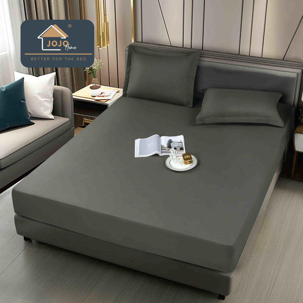 Huse Impermeabile Saltea Pat Dublu Gri  Inchis HCJ607