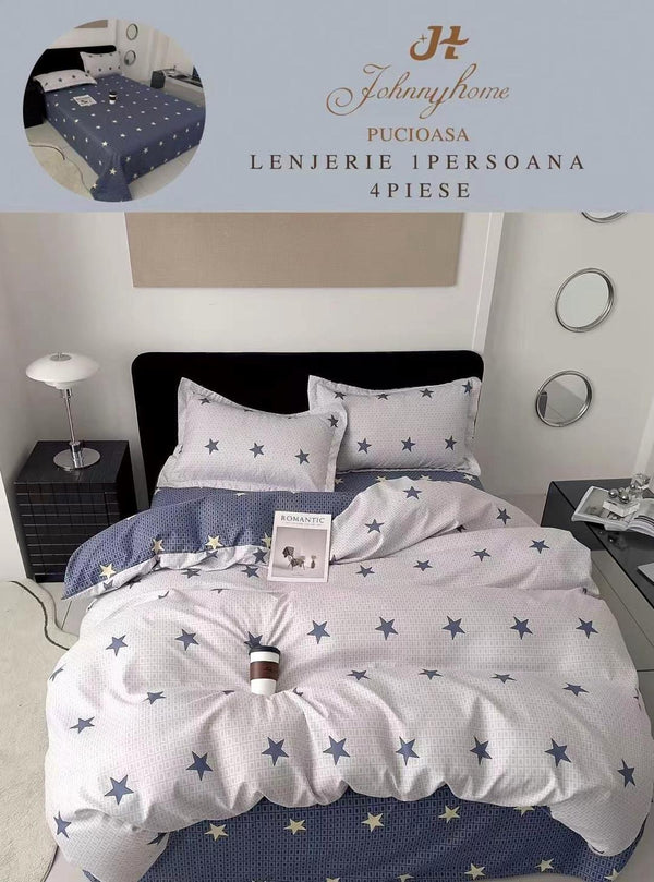 Lenjerii o Persoana Pucioasa Finet Albe Albastre Stelute LSF142