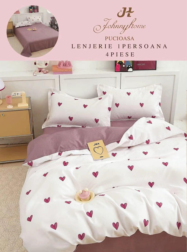 Lenjerii o Persoana Pucioasa Finet Albe Roz Inimioare LSF144