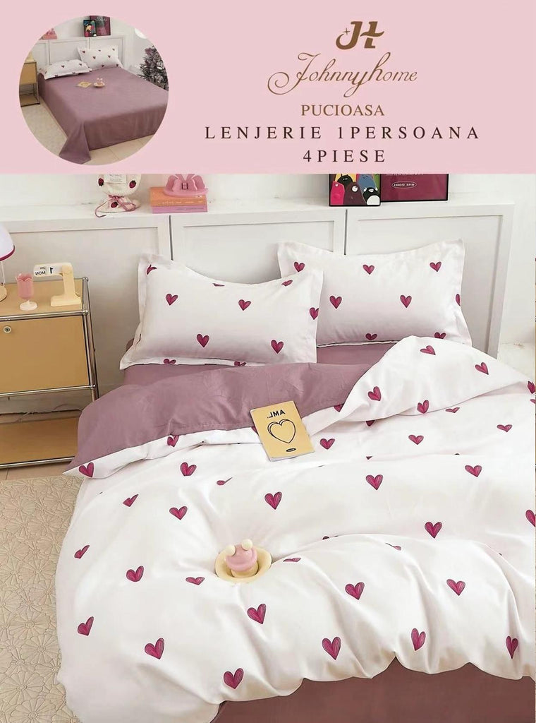 Lenjerii o Persoana Pucioasa Finet Albe Roz Inimioare LSF44