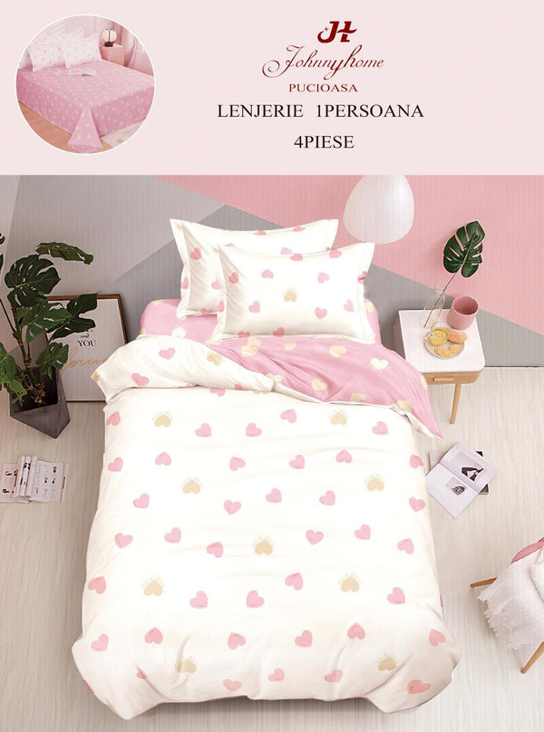 Lenjerii o Persoana Pucioasa Finet Albe Roz Inimioare LSF79