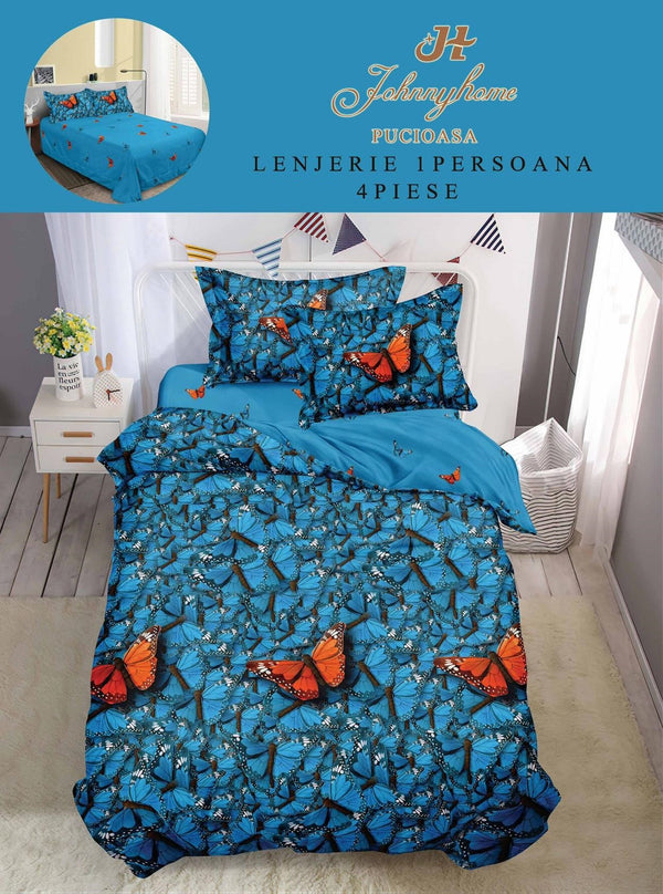 Lenjerii o Persoana Pucioasa Finet Albastre Fluturasi LSF120