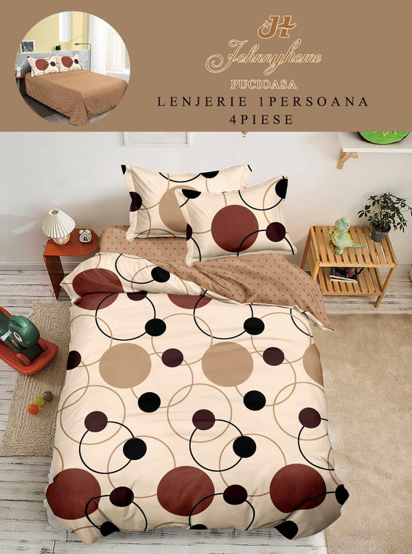 Lenjerii o Persoana Pucioasa Finet Bej Maro Geometric LSF143