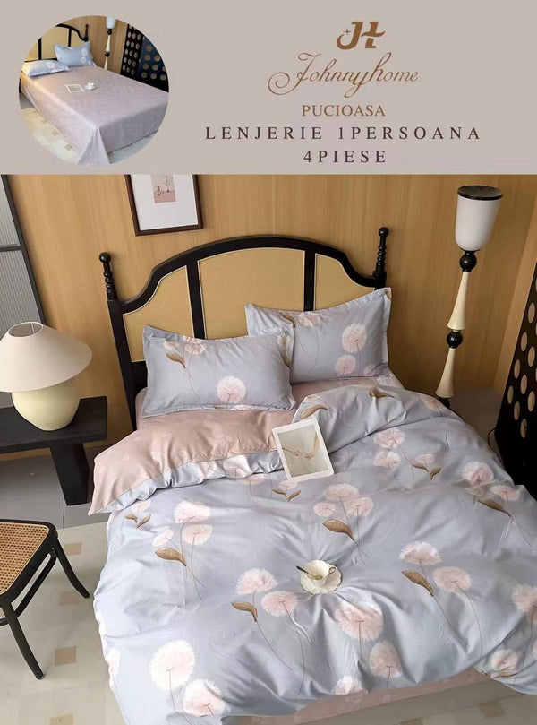 Lenjerii o Persoana Pucioasa Finet Gri Floral LSF141