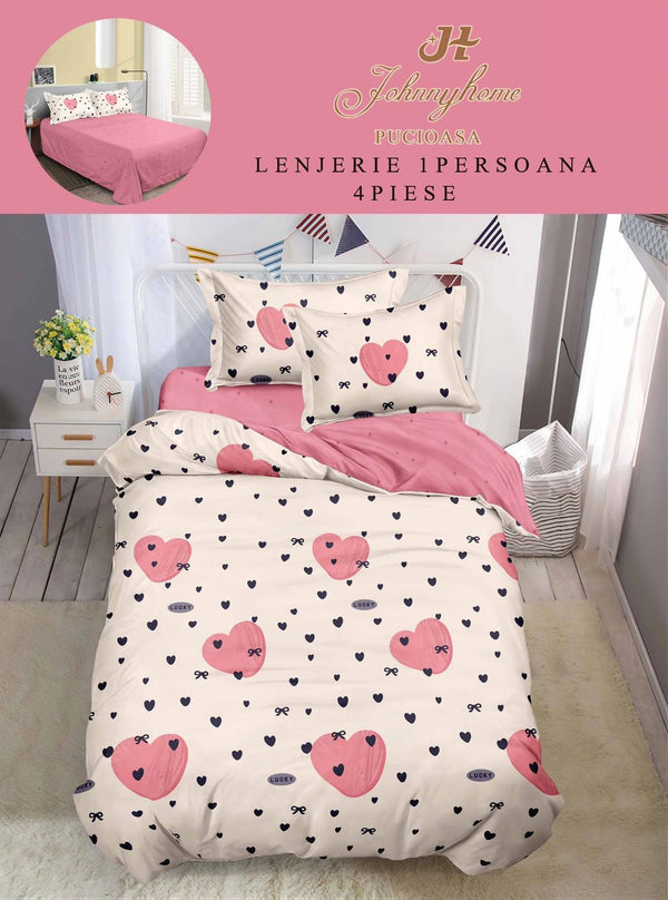 Lenjerii o Persoana Pucioasa Finet Roz Bej Inimioare LSF129