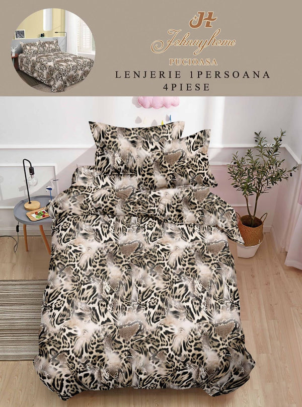 Lenjerii o Persoana Pucioasa Finet Bej Maro Leopard LSF131