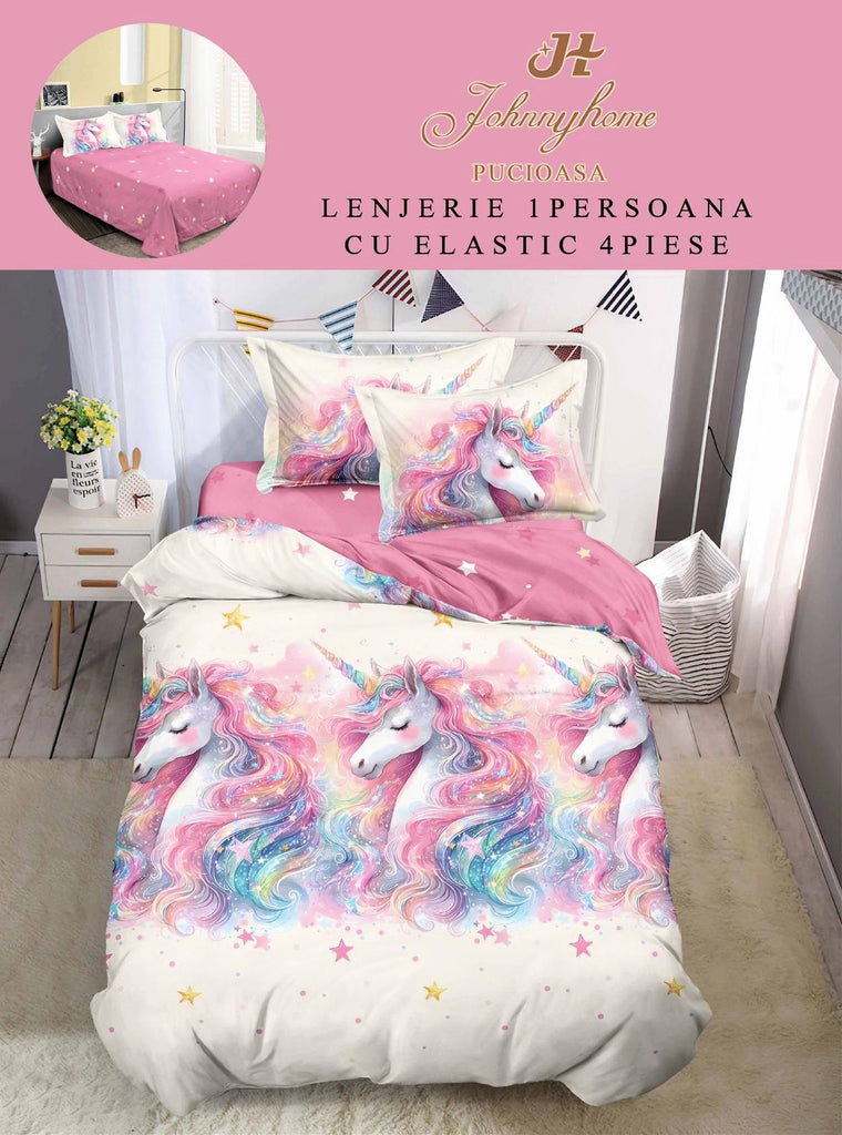 Lenjerii o Persoana Pucioasa Finet Roz Unicorni LSF115
