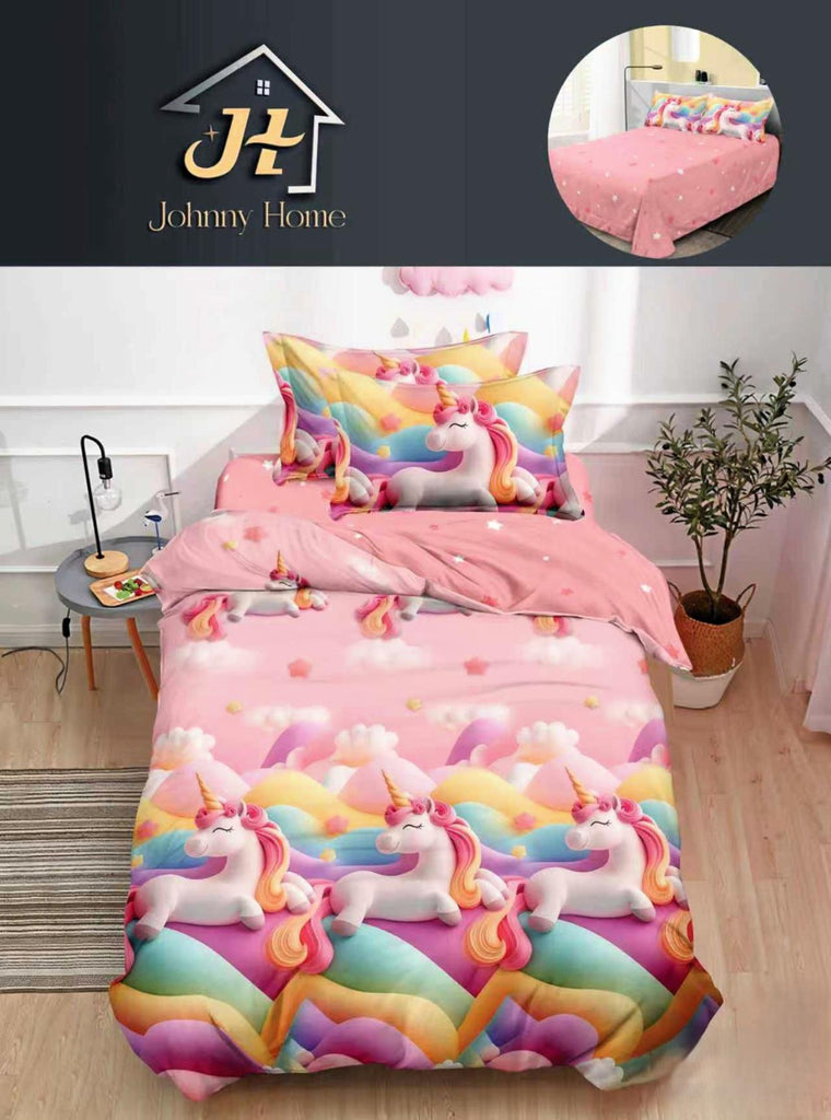lenjerii o persoana bumbac finet roz mov unicorni  LSF154 