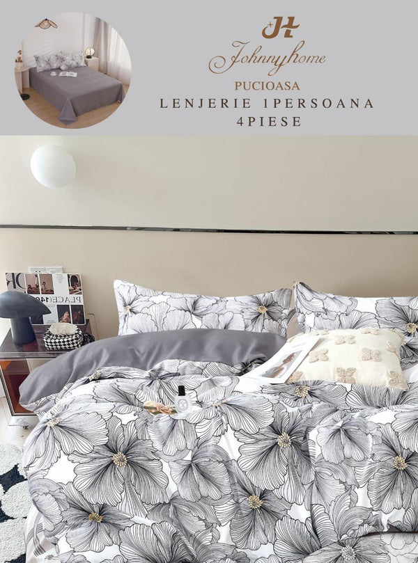 Lenjerii o Persoana Pucioasa Finet Gri Frunze LSF77