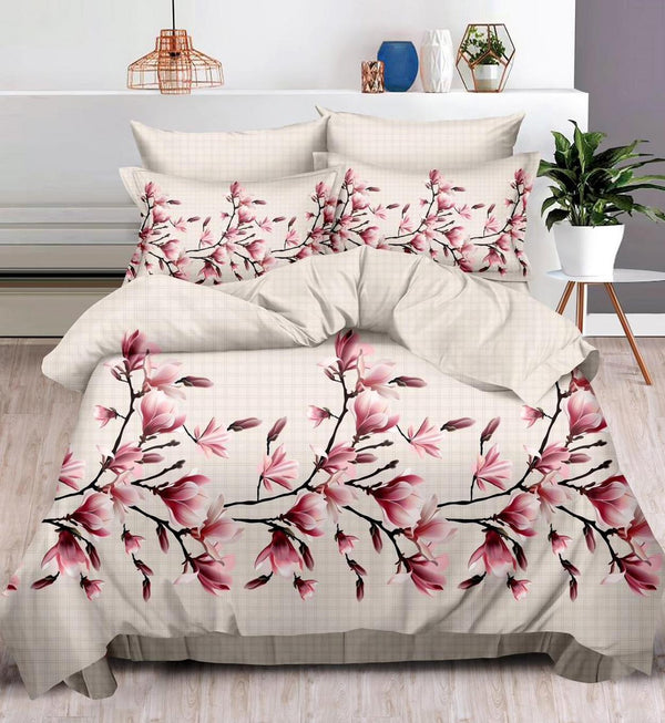 Lenjerii Finet Pucioasa Pat Dublu Bej Magnolie BF229