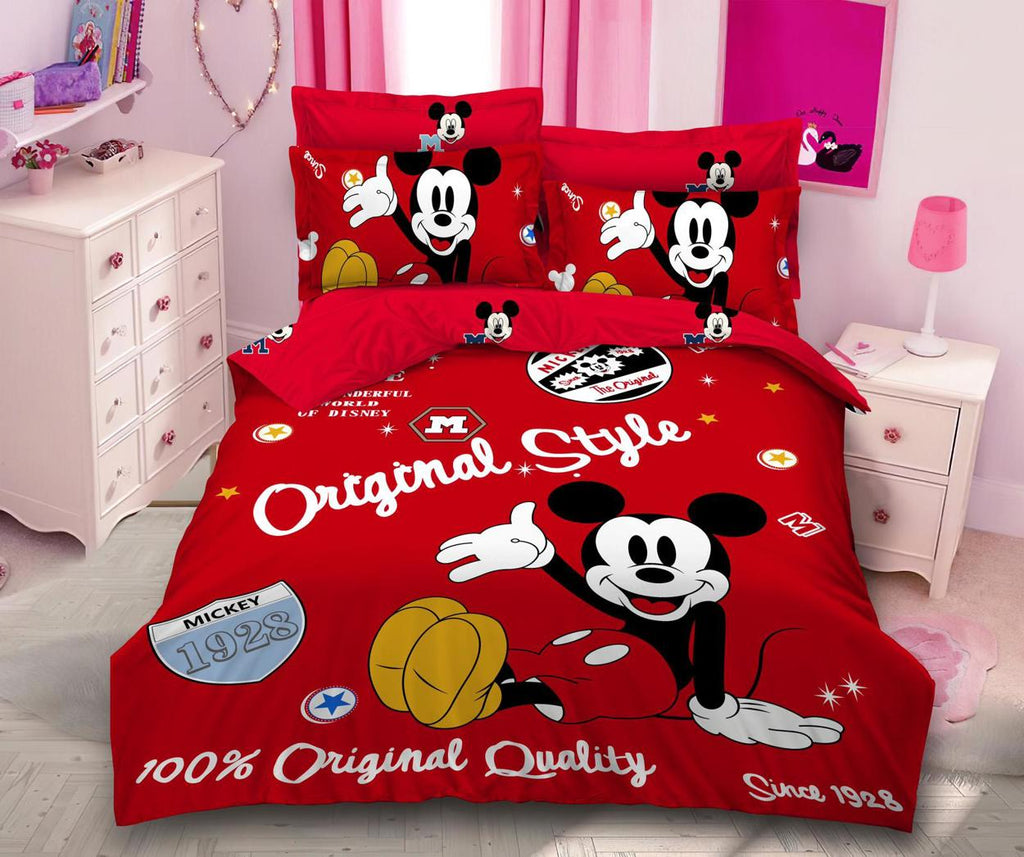 Lenjerii Disney 3D Bumbac Finet Rosu Mickey Mouse BFD39