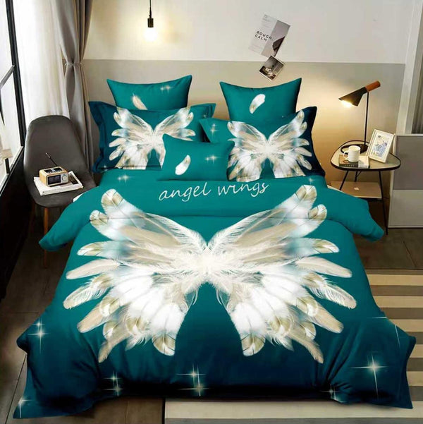 Lenjerii Bumbac Finet Modele Identice cu Poza Pucioasa Turcoaz Aripi BFP54