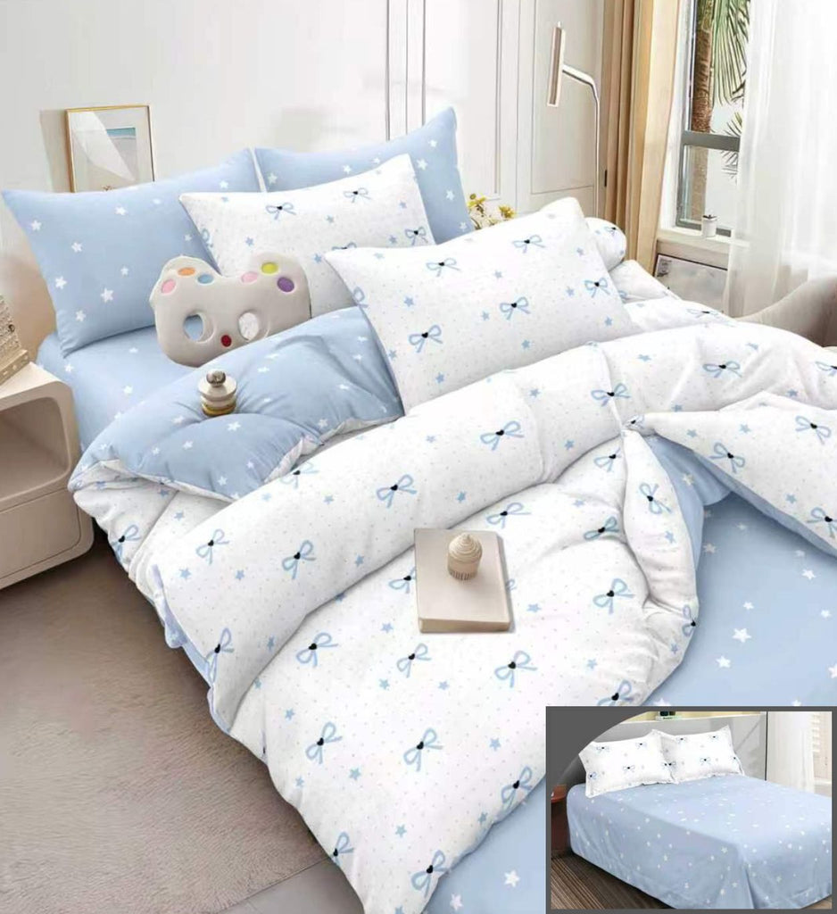 Lenjerii 1+1 Gratis Bumbac Satinat Pucioasa Alb Fundite L744