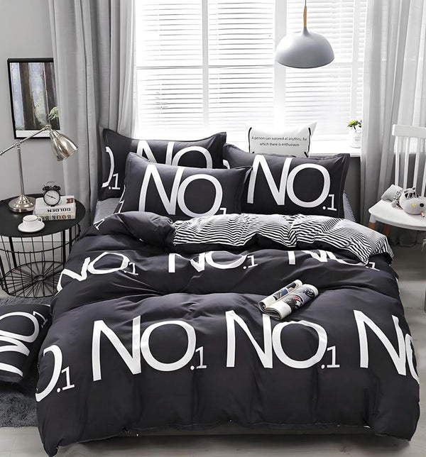 Lenjerii 1+1 Gratis Bumbac Satinat Pucioasa Negru No1 L413