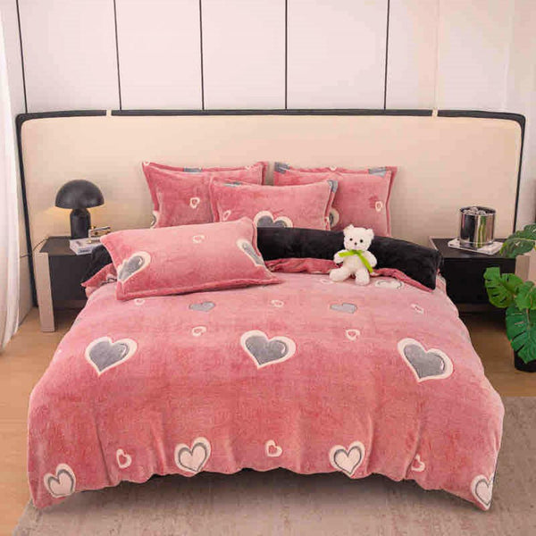 Lenjerii Cocolino Single O Persoana Roz Inimioare LSCJ12