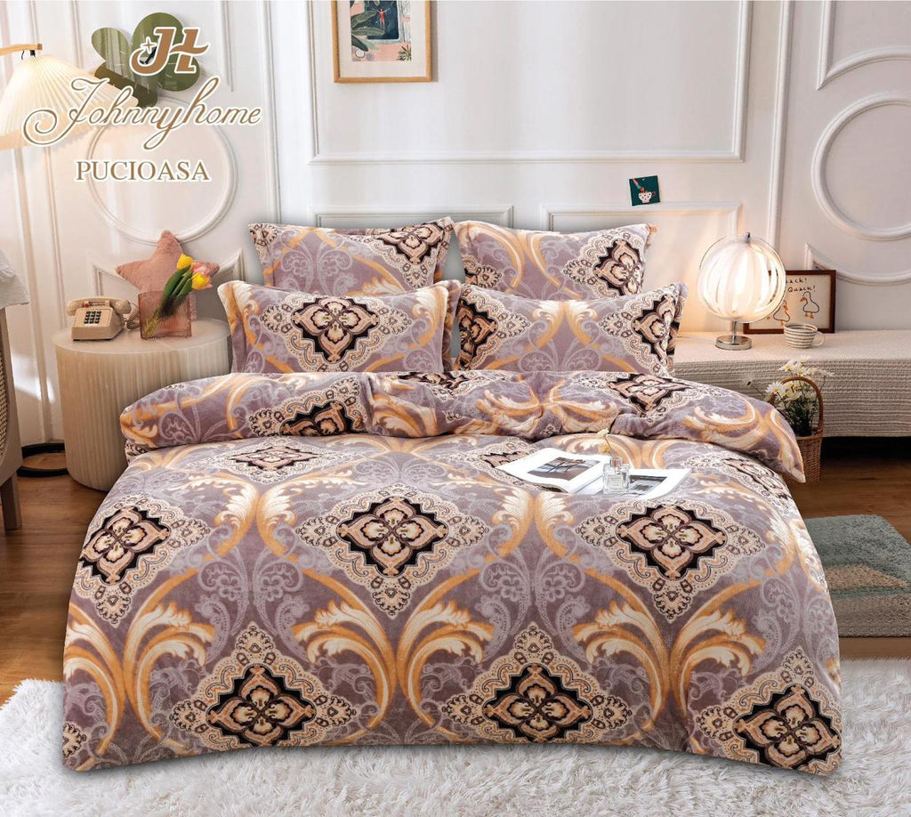 Lenjerii Cocolino Premium Pat Dublu Maro Oriental LCC13