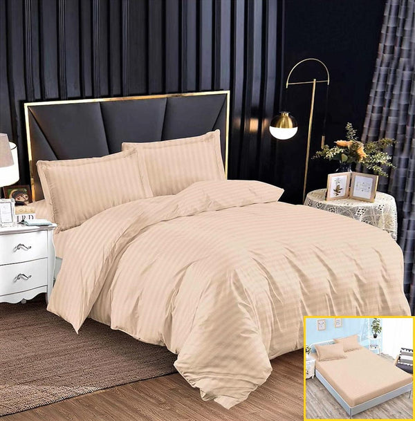 Lenjerii o Persoana cu Elastic Bumbac Finet Damasc Crem Uni DMS15