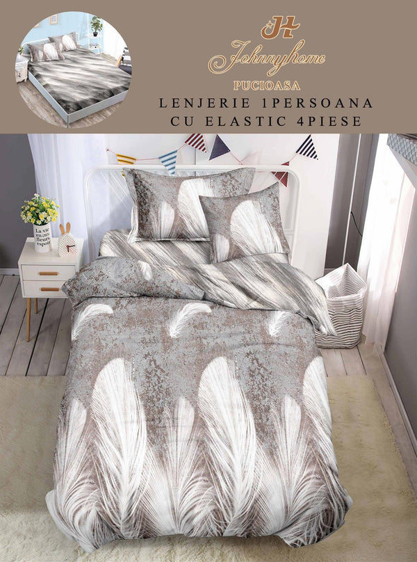 Lenjerii cu Elastic o Persoana Pucioasa Finet Gri Pene LSE136