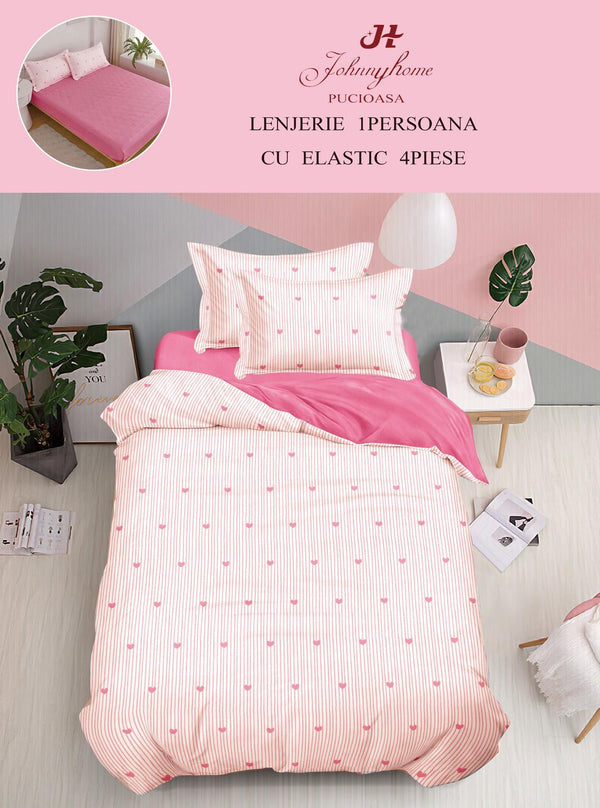 Lenjerii cu Elastic o Persoana Pucioasa Finet Roz Inimioare LSE153