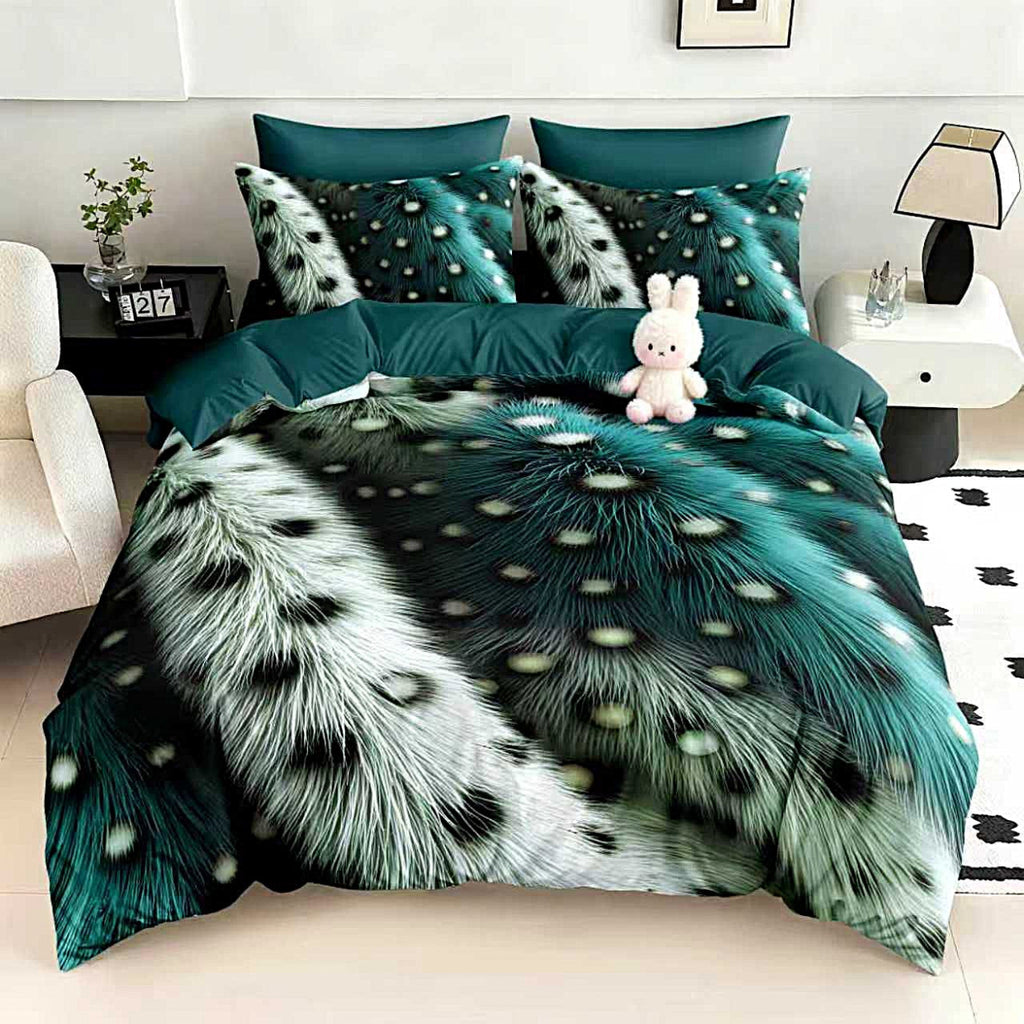lenjerii cu elastic bumbac finet pucioasa verde gri pene BFEP504