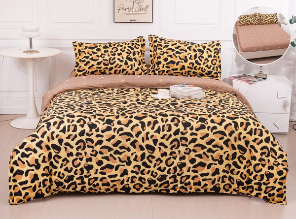 Lenjerii Bumbac cu Elastic 1+1 Gratis Maro Animal Print LE732