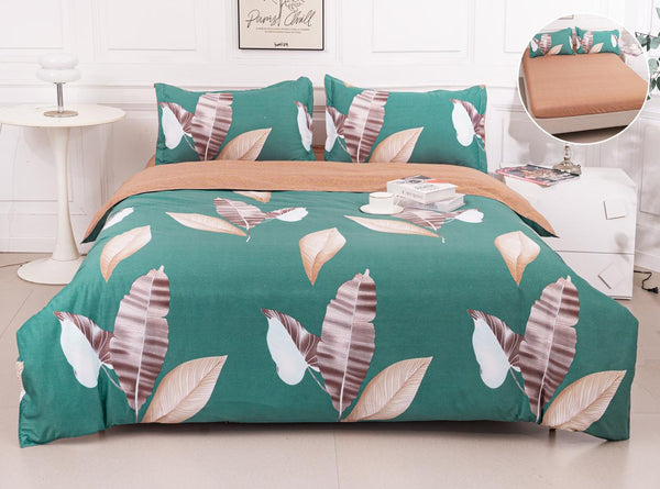 Lenjerii Bumbac cu Elastic 1+1 Gratis Verde Frunze LE743