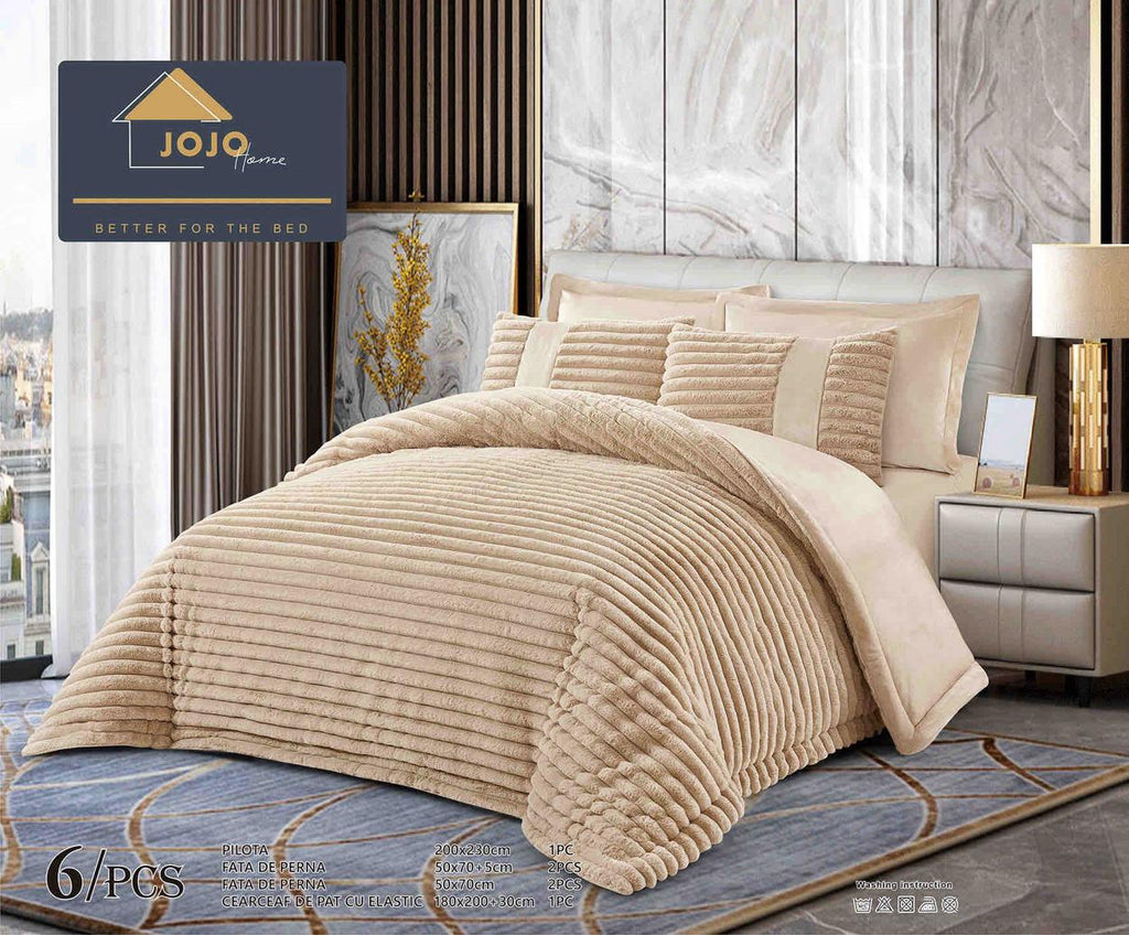 Lenjerii cu Elastic si Pilote Cocolino Blanita Iepure Bej LCJ800