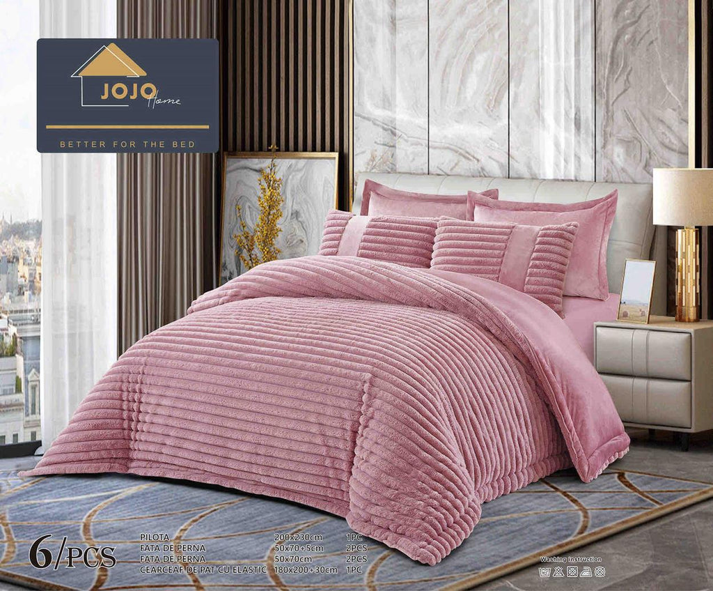 Lenjerii cu Elastic si Pilote Cocolino Blanita Iepure Roz Prafuit LCJ802