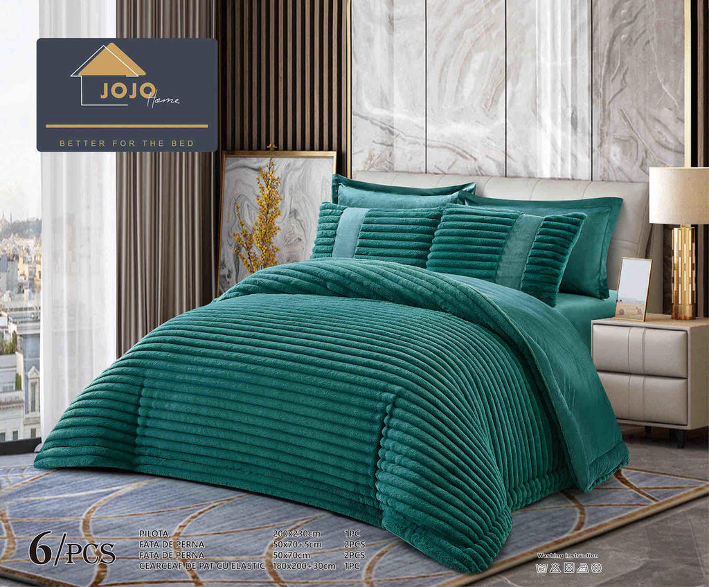 Lenjerii cu Elastic si Pilote Cocolino Blanita Iepure Verzi LCJ807