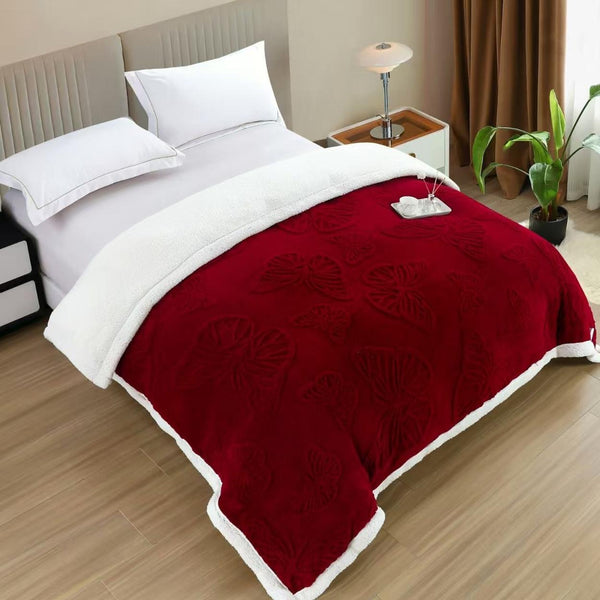 Paturi Cocolino Groase Model cu Fluturi Bordo PCD307