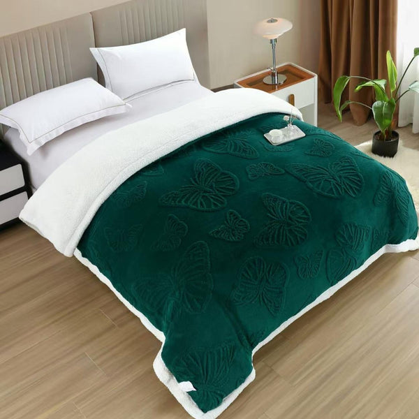 Paturi Cocolino Groase Model cu Fluturi Verde PCD308