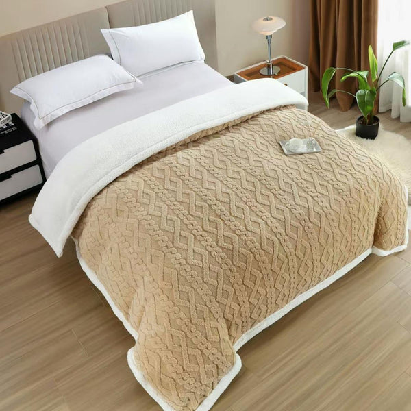 Paturi Cocolino Groase Model Tricotat Bej PCD206