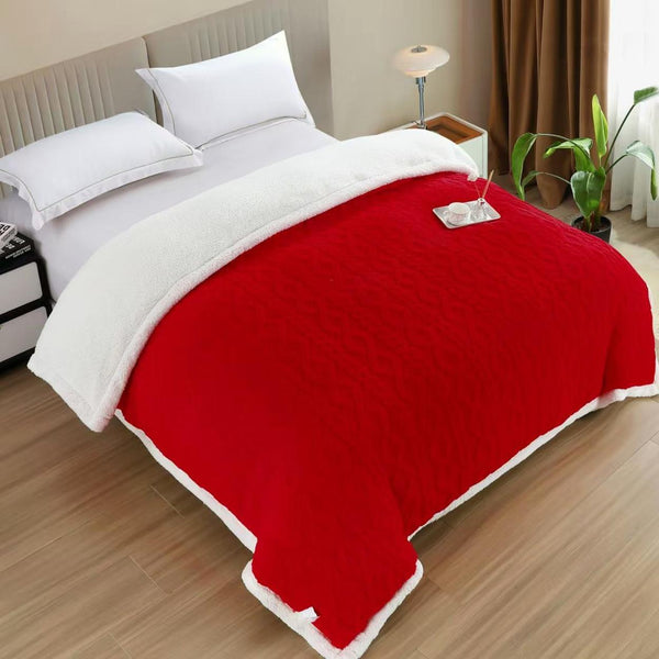 Paturi Cocolino Groase Model Tricotat Rosu PCD209