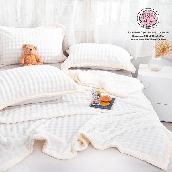 Paturi Cocolino Pufoase Pat Dublu Crem PCA300