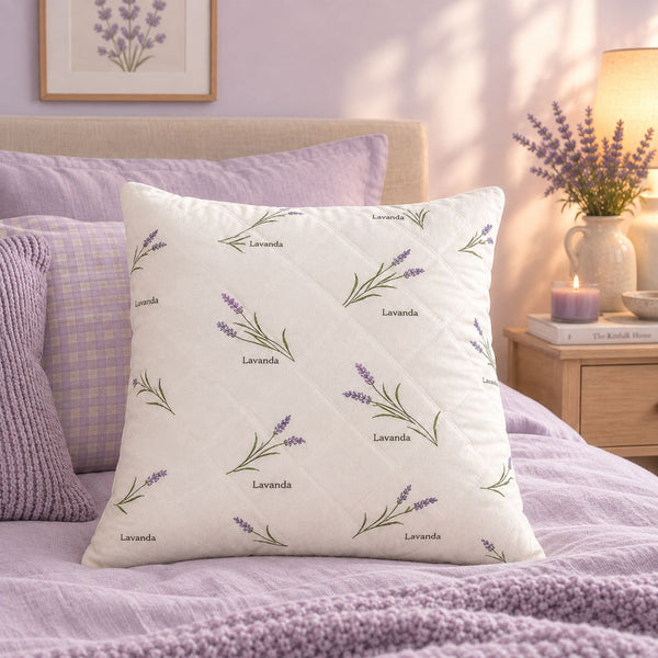 Perne Matlasate 60x60 Lavanda Antibacteriana Hipoalergica PP13