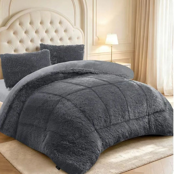 Pilote Cocolino Fluffy Premium Groase Pat Dublu Gri Inchis PCF06