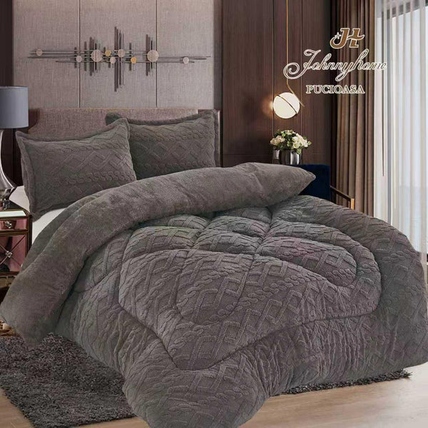 Pilote Groase Cocolino Pat Dublu Maro Model Gofrat Tricotaj PCD504