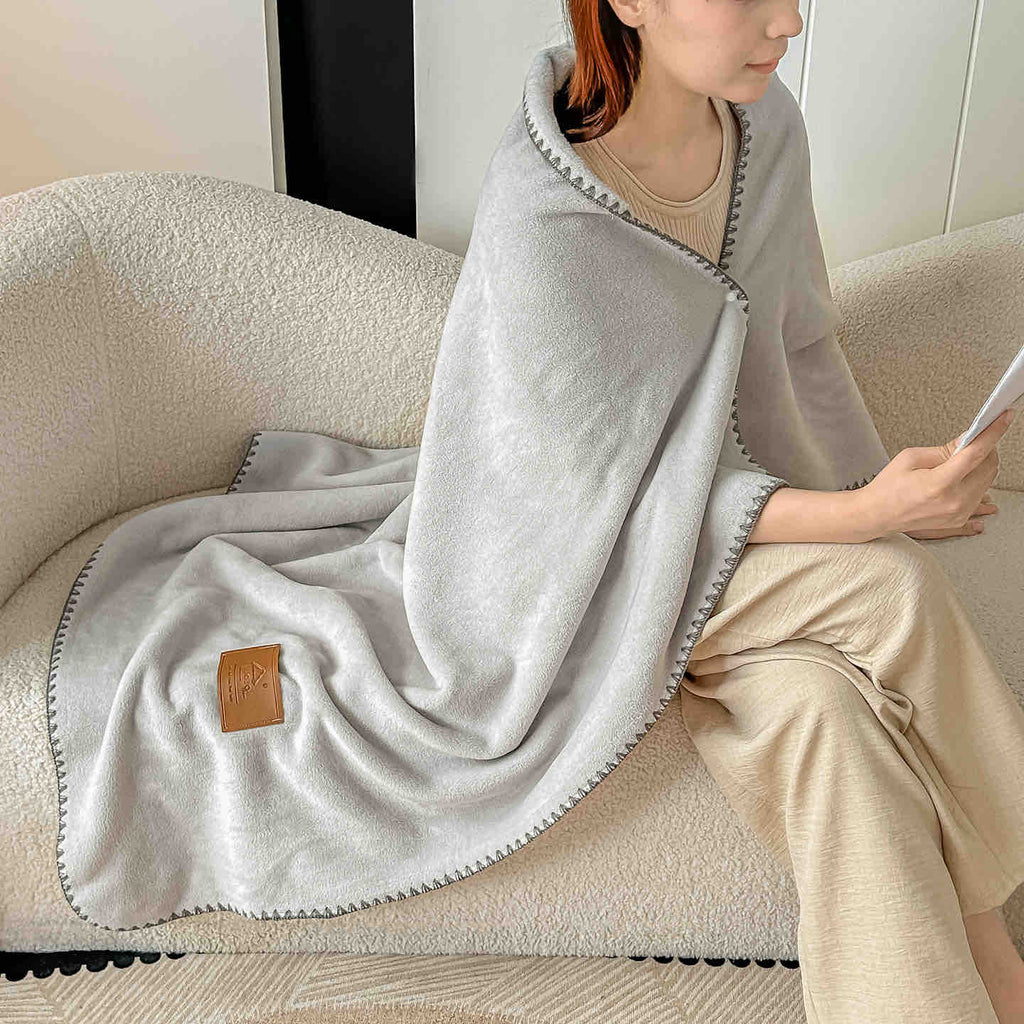 Sal Paturi Pufoase Microfibra Fleece Gri Uni PCJ005