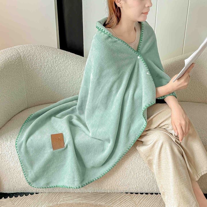 Sal Paturi Pufoase Microfibra Fleece Turcoaz Uni PCJ002