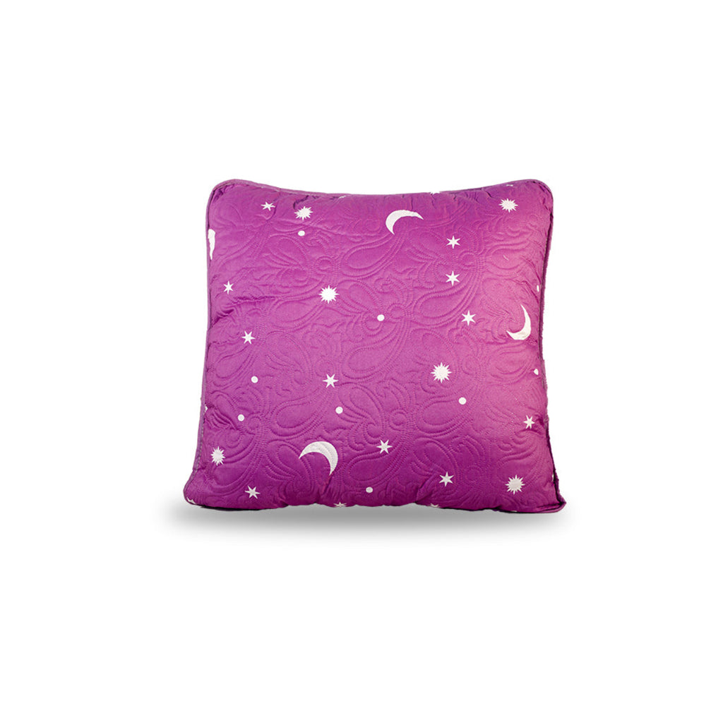 perne matlasate 70x70 cm hypoalergice siliconizat mov stele luna PP21M