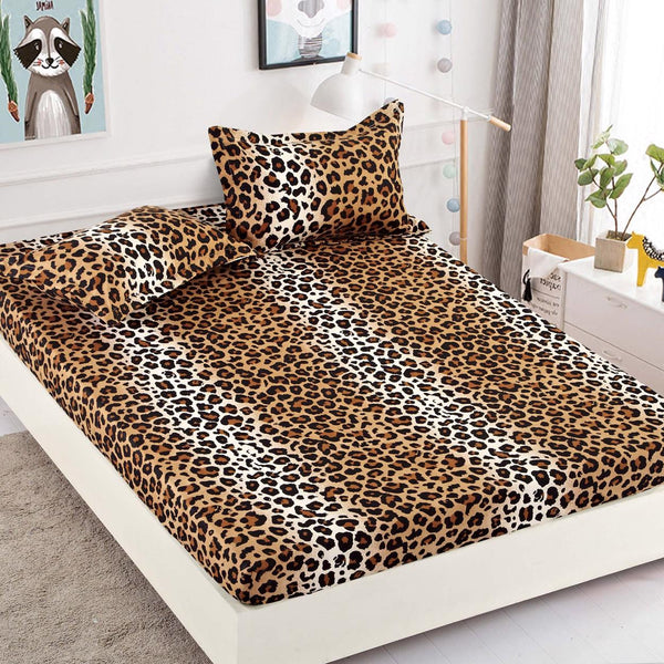 Huse cu Elastic Bumbac Finet o Persoana Maro Animal Print CFS37