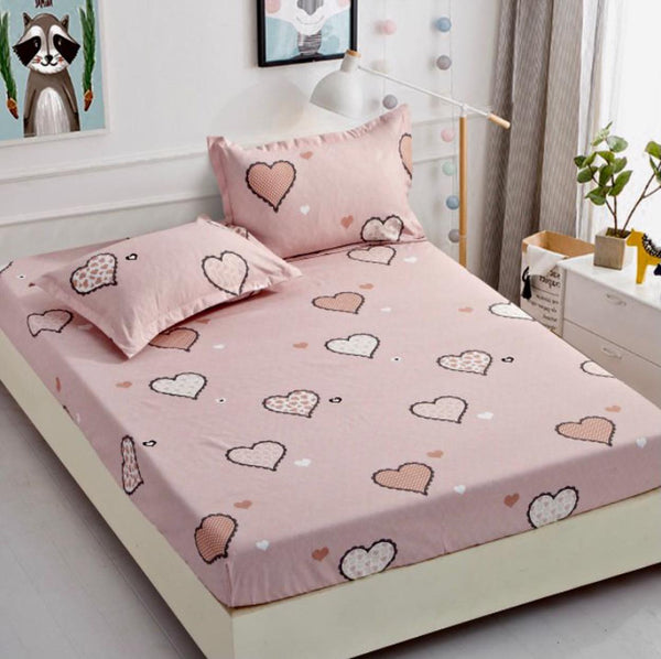 Huse cu Elastic Bumbac Finet o Persoana Roz Inimi CFS38